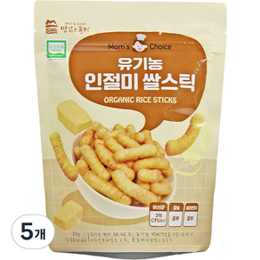 맛있는풍경 유기농 인절미 쌀스틱, 30g, 5개