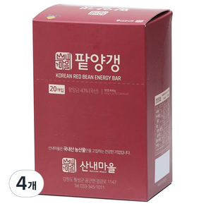 산내마을 팥양갱 20p, 800g, 4개