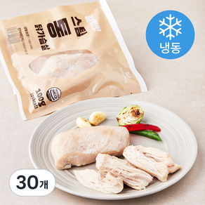 다즐샵 스팀 통 닭가슴살 갈릭맛 (냉동), 100g, 30개