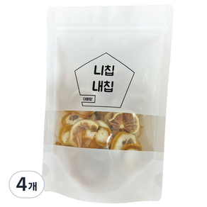 니칩내칩 레몬 껍질, 4개, 80g