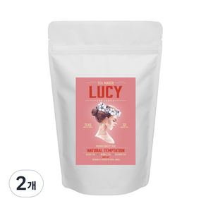 LUCY 루이보스 애플레몬 차 리필, 100g, 1개입, 2개