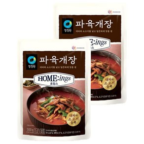 청정원 호밍스 파육개장, 500g, 2개