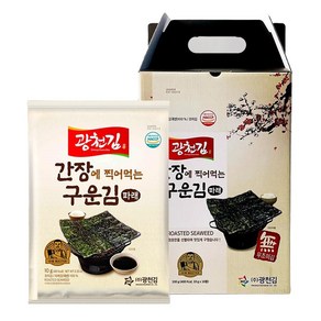 광천김 간장에 찍어먹는 구운파래김 선물세트, 10g, 10개