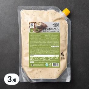 푸딩팩토리 청양고추 마요 소스, 1kg, 3개