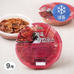 한품 제육덮밥소스(냉동), 210g, 9팩