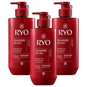 려 함빛 극손상 & 영양 컨디셔너 탈모증상완화 플로럴 파우더리향, 480ml, 3개