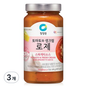 청정원 토마토와 생크림 로제 스파게티소스