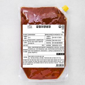 에이치쿡 겉절이 양념장, 2kg, 1개