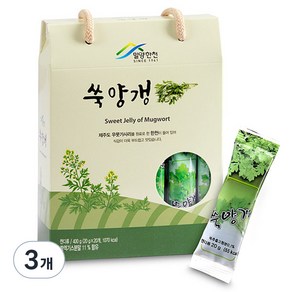 밀양한천 쑥양갱, 400g, 3개