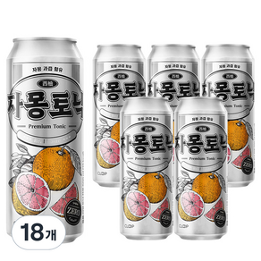 클룹 리얼 토닉 자몽, 500ml, 18개