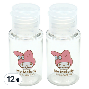 산리오 캐릭터즈 원터치용기 20ml, 12개, 마이멜로디