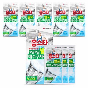 홈스타 보글보글 발포 배수구 세정제, 120g, 6개