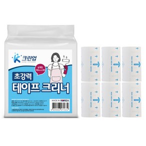 케이크린업 먼지먹는 초강력 테이프 크리너 리필 6개입, 1개, 중형(폭 10cm x 길이 8m)