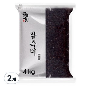 혼식 블랙푸드 찰흑미, 4kg, 2개