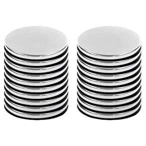 디와이엔텍 초강력 네오디움 원형자석 30 x 2 mm, 실버, 20개