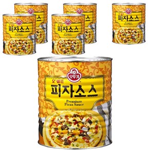 오뚜기 오쉐프 피자소스, 3kg, 6개