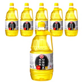 오뚜기 마시는 사과식초, 1.8L, 6개