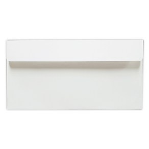 자켓형 초대장 리플릿 모조지 봉투 220 x 105 mm, 백색, 100개