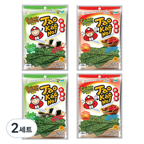 타오케노이 김스낵 크리스피 시위드 오리지널 32g x 2p + 핫&스파이시 32g x 2p, 128g, 2세트