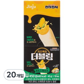 더블링 진주햄 콘스윗치즈 소시지, 450g, 2개