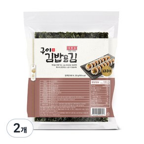 대천김 구이김밥용김 D401, 250g, 2개