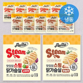 맛있닭 닭가슴살 스팀 100g x 2종 x 6팩 세트 (냉동), 1세트