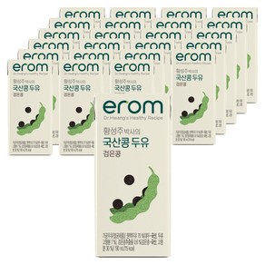 이롬 황성주 박사의 두유 검은콩, 190ml, 24개