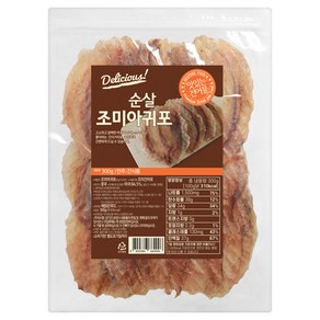 해맑은푸드 조미 순살 아귀포 대 300g, 1개