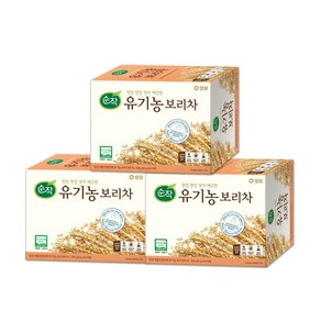 순작 유기농 보리차 300g, 10g, 30개입, 3개