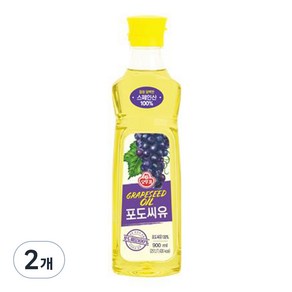 오뚜기 포도씨유, 900ml, 2개