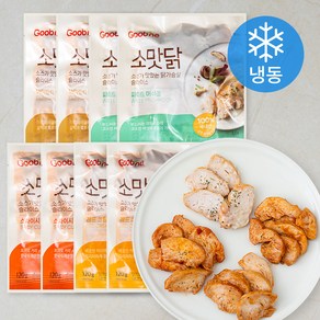 굽네 소스가 맛있는 닭가슴살 120g 4종 x 2개입 세트 960g (냉동), 1세트