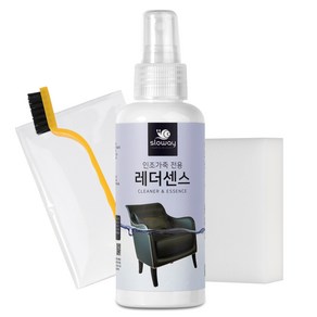 슬로웨이 레더센스 인조 가죽클리너 세트, 1세트, 150ml