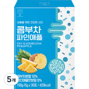 데이앤 콤부차 파인애플 30p, 5g, 30개입, 5개