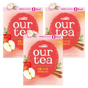 아워티 애플 시나몬 루이보스티 8p, 10.9g, 8개입, 3개