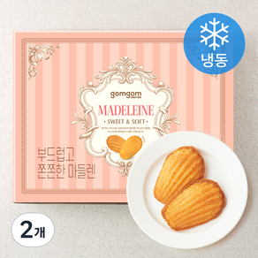 곰곰 부드럽고 쫀쫀한 마들렌 (냉동), 16g, 2개, 30개입