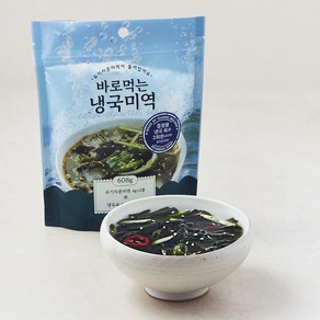 유기식품 인증 바로먹는 냉국미역 2개입, 608g, 1개