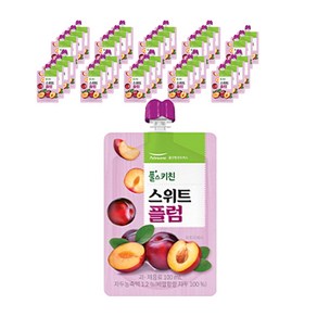 풀무원 풀스키친 스위트 플럼주스, 40개, 100ml