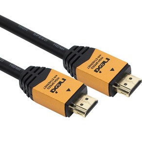 넥시 4K UHD HDMI V2.0 모니터 케이블 골드 메탈, 1개, 1m