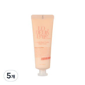 로더렛 컬러핏 번트 핸드 크림 바닐라 우디, 5개, 50ml