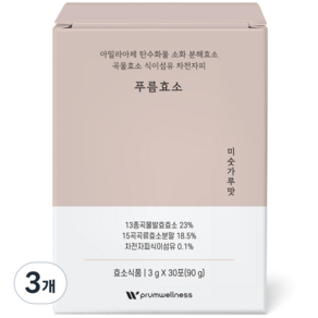 푸름웰니스 푸름효소 미숫가루맛 30p, 90g, 3개