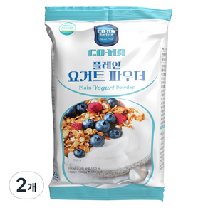 CONA 플레인 요거트 파우더, 1kg, 2개, 1개입