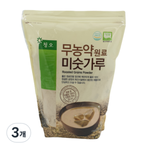 청오건강 미숫가루, 1kg, 3개