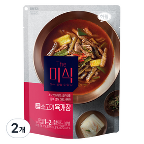 더미식 큰 소고기육개장, 500g, 2개