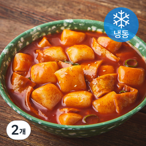 고래주방 우리쌀 한입 떡볶이 밀키트 (냉동), 506g, 2개