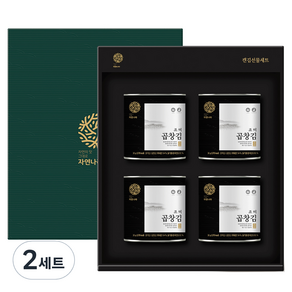 자연나라김 곱창캔김 4p x 120g 세트, 2세트