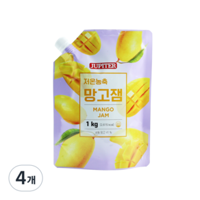 쥬피터 망고 리플잼, 1kg, 4개