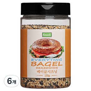 푸디 에브리띵 베이글 시즈닝, 6개, 130g