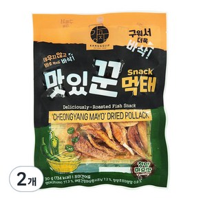 강고집 맛있꾼 먹태 청양마요맛, 30g, 2개