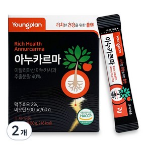 영진약품 아누카르마 아누카사과 분말 맥주효모 비오틴 30p, 60g, 2개