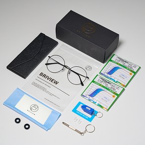 브리뷰 Optician Made 와그너 라운드 블루라이트 차단 안경